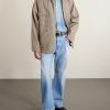 Pinstriped Cotton-Blend Twill Jacket - OU