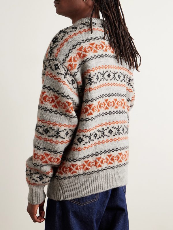 Fair Isle Wool Sweater - BK Fair Isle Wool Sweater - BK