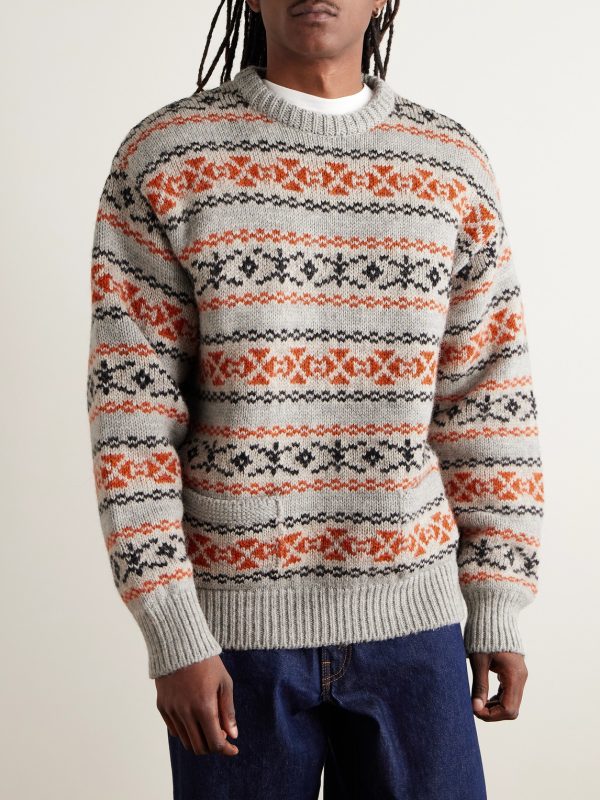 Fair Isle Wool Sweater - FR Fair Isle Wool Sweater - FR