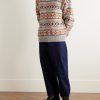 Fair Isle Wool Sweater - OU Fair Isle Wool Sweater - OU