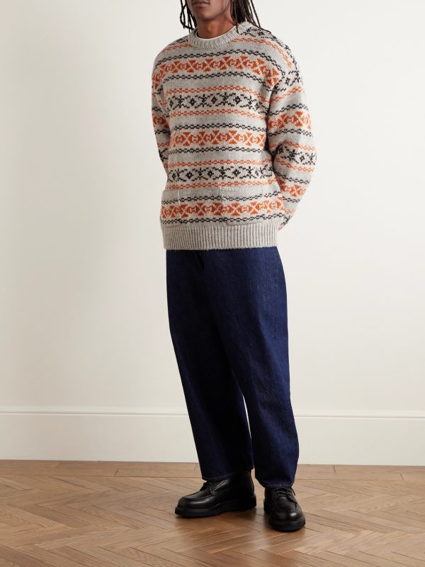 Fair Isle Wool Sweater - OU Fair Isle Wool Sweater - OU