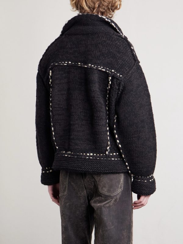 Embroidered Wool Jacket - BK Embroidered Wool Jacket - BK