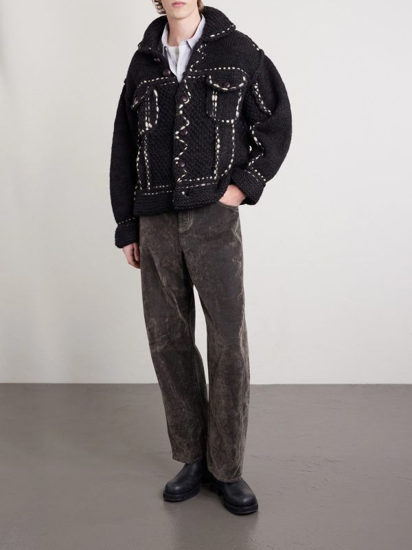 Embroidered Wool Jacket - OU Embroidered Wool Jacket - OU