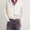 Panelled Bandana-Print Cotton-Jersey and Quilted Shell Hoodie - FR