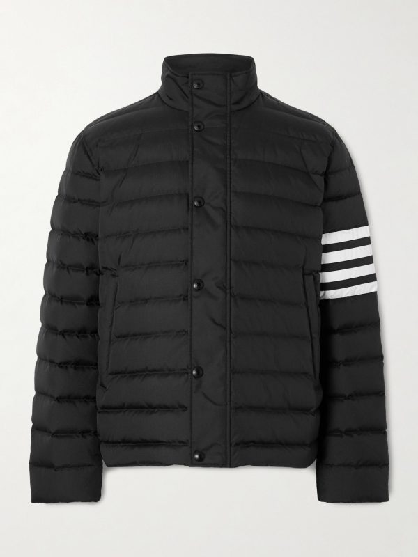 Striped Quilted Ripstop Down Jacket Striped Quilted Ripstop Down Jacket