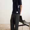 Logo-Appliquéd Striped Cotton-Piqué Polo Shirt - OU Logo-Appliquéd Striped Cotton-Piqué Polo Shirt - OU