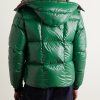 Parana Logo-Appliquéd Quilted Nylon Hooded Down Jacket - BK Parana Logo-Appliquéd Quilted Nylon Hooded Down Jacket - BK