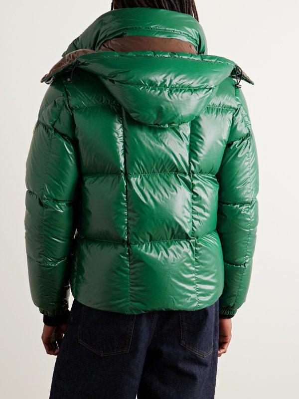 Parana Logo-Appliquéd Quilted Nylon Hooded Down Jacket - BK Parana Logo-Appliquéd Quilted Nylon Hooded Down Jacket - BK