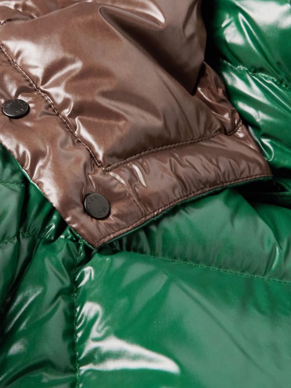 Parana Logo-Appliquéd Quilted Nylon Hooded Down Jacket - E1 Parana Logo-Appliquéd Quilted Nylon Hooded Down Jacket - E1