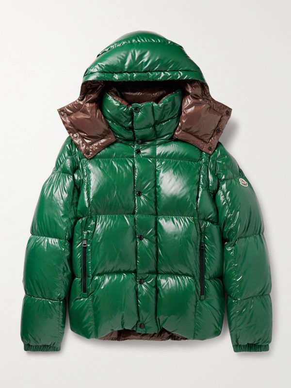 Parana Logo-Appliquéd Quilted Nylon Hooded Down Jacket Parana Logo-Appliquéd Quilted Nylon Hooded Down Jacket