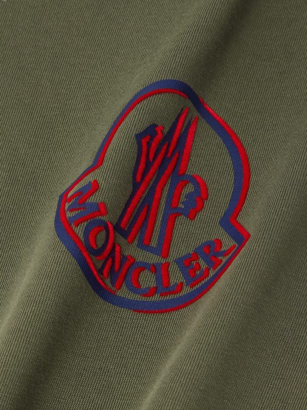 Logo-Flocked Appliquéd Cotton-Jersey T-Shirt - CU Logo-Flocked Appliquéd Cotton-Jersey T-Shirt - CU