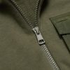 Shell-Trimmed Cotton-Blend Jersey Zip-Up Hoodie - CU