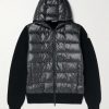 Quilted Shell-Panelled Virgin Wool and Cashmere-Blend Down Jacket Quilted Shell-Panelled Virgin Wool and Cashmere-Blend Down Jacket