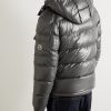 Maya Logo-Appliquéd Quilted Nylon Hooded Down Jacket - BK Maya Logo-Appliquéd Quilted Nylon Hooded Down Jacket - BK