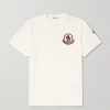 Logo-Flocked Appliquéd Cotton-Jersey T-Shirt Logo-Flocked Appliquéd Cotton-Jersey T-Shirt