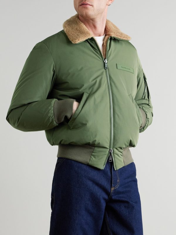 Maulevrier Reversible Plush and Shell Bomber Jacket - FR Maulevrier Reversible Plush and Shell Bomber Jacket - FR