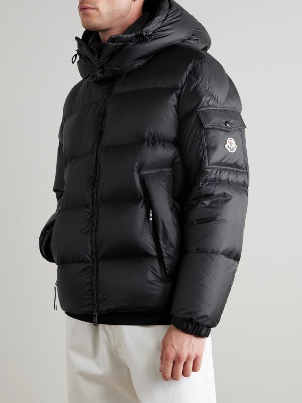 Couyere Logo-Appliquéd Quilted Micro-Ripstop Hooded Down Jacket - FR