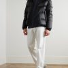 Couyere Logo-Appliquéd Quilted Micro-Ripstop Hooded Down Jacket - OU