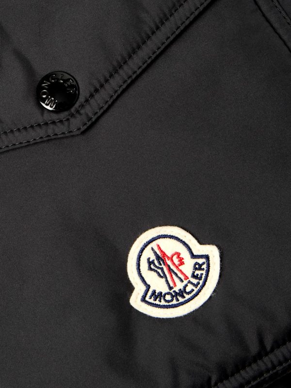 Logo-Appliquéd Quilted Shell Down Scarf - CU