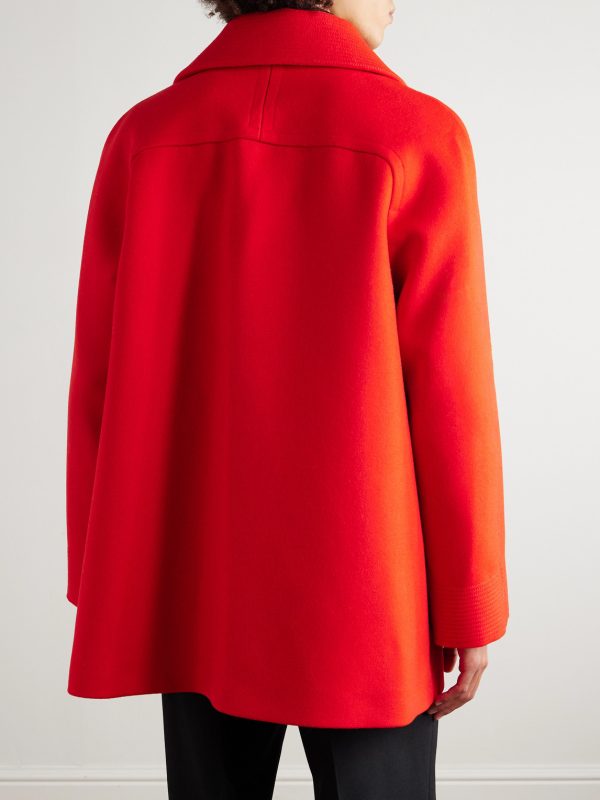 Embellished Wool Coat - BK Embellished Wool Coat - BK