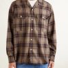 Camp-Collar Checked Wool Shirt - FR Camp-Collar Checked Wool Shirt - FR