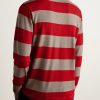 Striped Merino Wool Polo Shirt - BK Striped Merino Wool Polo Shirt - BK