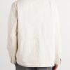 Corduroy-Trimmed Denim Jacket - BK Corduroy-Trimmed Denim Jacket - BK