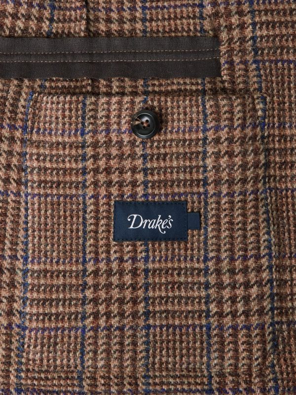 Mk. VII Games Unstructured Prince of Wales Checked Virgin Wool Blazer - E1 Mk. VII Games Unstructured Prince of Wales Checked Virgin Wool Blazer - E1