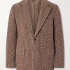 Mk. VII Games Unstructured Prince of Wales Checked Virgin Wool Blazer Mk. VII Games Unstructured Prince of Wales Checked Virgin Wool Blazer