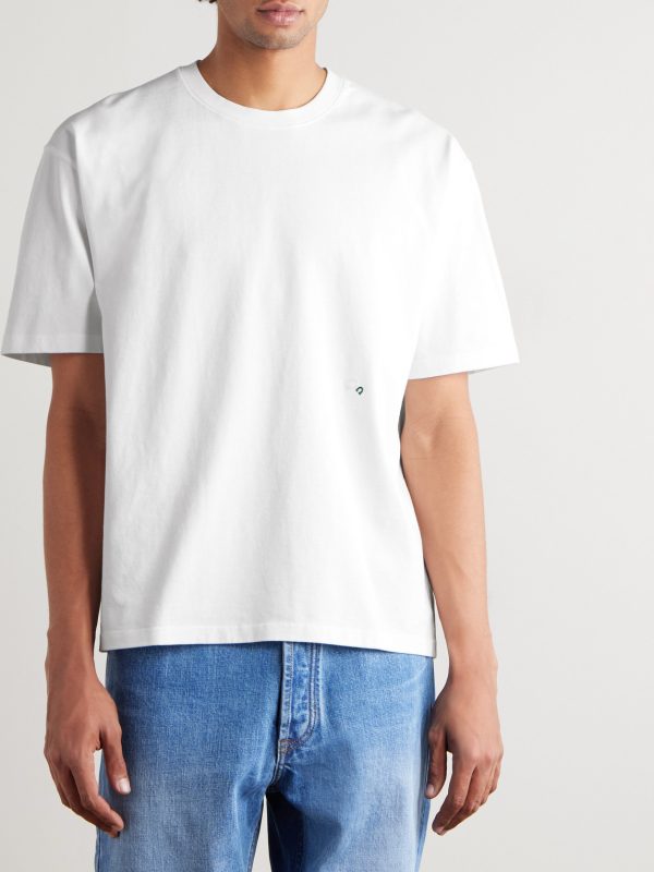 Embroidered Cotton-Jersey T-Shirt - FR