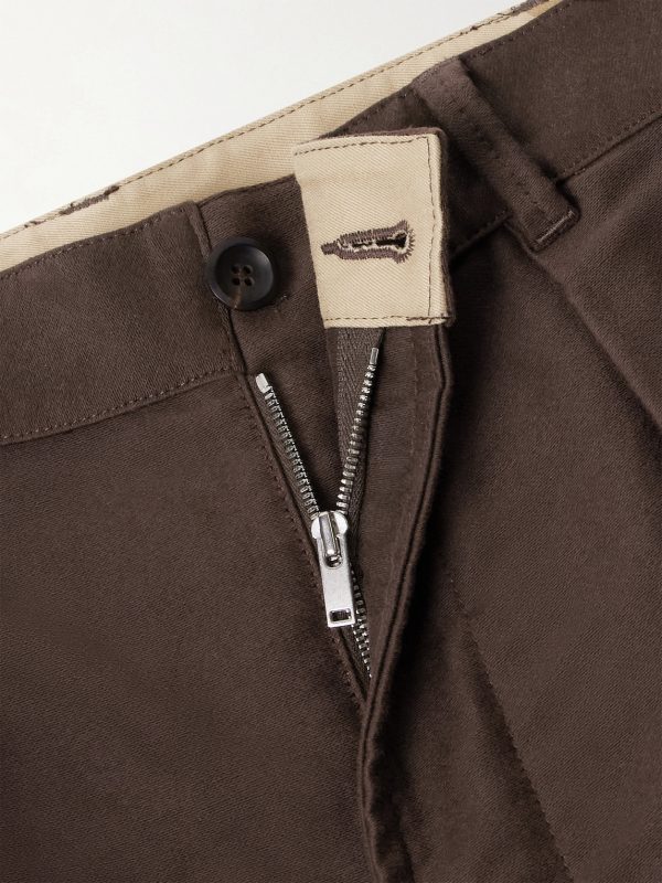 Western Games Pleated Cotton-Twill Suit Trousers - CU