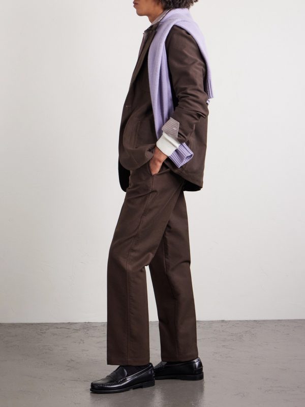 Western Games Pleated Cotton-Twill Suit Trousers - OU