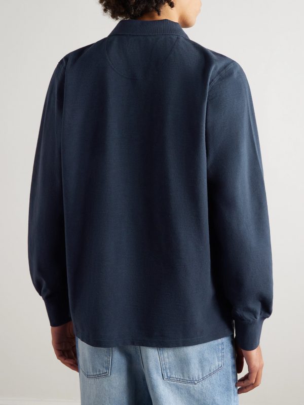 Cotton-Piqué Polo Shirt - BK Cotton-Piqué Polo Shirt - BK