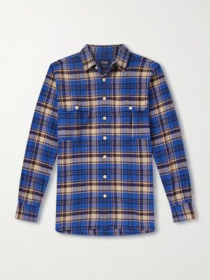 Checked Brushed Cotton-Flannel Shirt Checked Brushed Cotton-Flannel Shirt