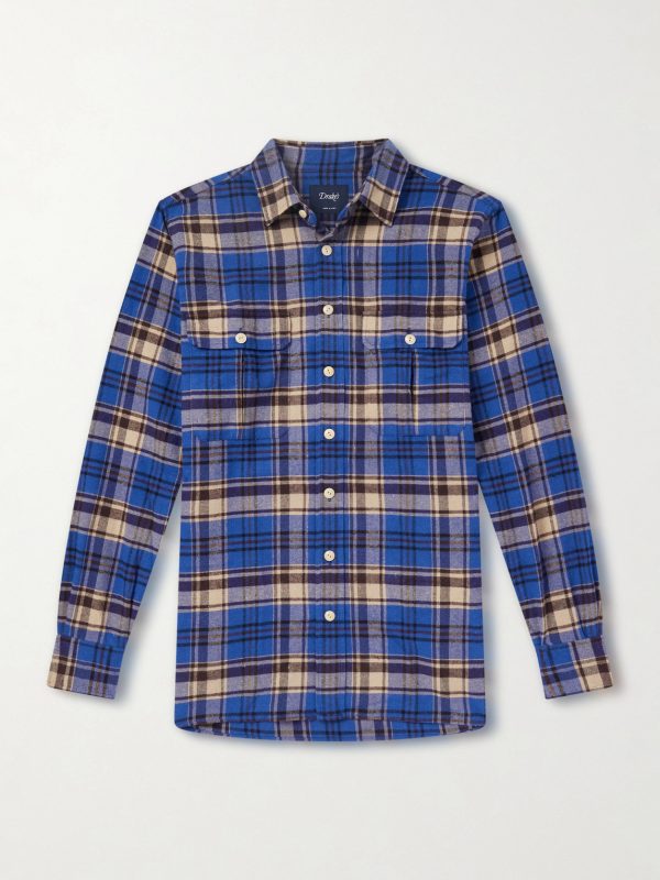 Checked Brushed Cotton-Flannel Shirt Checked Brushed Cotton-Flannel Shirt