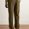 Games Tapered Pleated Cotton-Corduroy Trousers - BK Games Tapered Pleated Cotton-Corduroy Trousers - BK