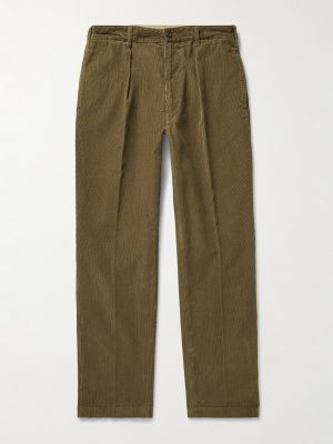 Games Tapered Pleated Cotton-Corduroy Trousers Games Tapered Pleated Cotton-Corduroy Trousers