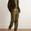 Games Tapered Pleated Cotton-Corduroy Trousers - OU Games Tapered Pleated Cotton-Corduroy Trousers - OU