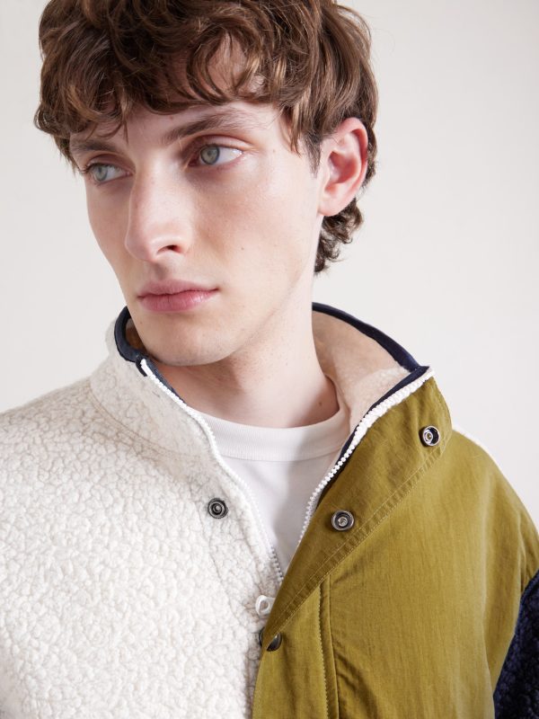 Fleece and Shell Half-Placket Jacket - CU Fleece and Shell Half-Placket Jacket - CU