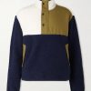 Fleece and Shell Half-Placket Jacket Fleece and Shell Half-Placket Jacket