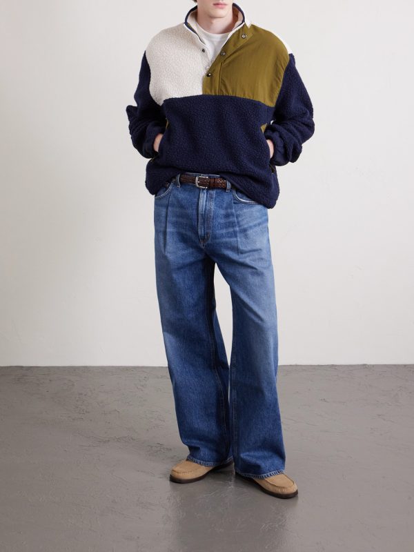 Fleece and Shell Half-Placket Jacket - OU Fleece and Shell Half-Placket Jacket - OU