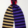 Striped Wool Scarf