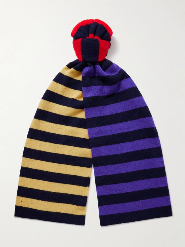 Striped Wool Scarf