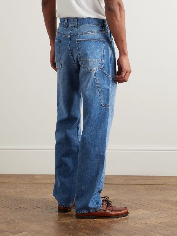 Straight-Leg Selvedge Jeans - BK Straight-Leg Selvedge Jeans - BK
