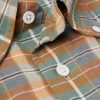 Button-Down Collar Checked Cotton-Madras Shirt - CU