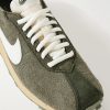 LD-1000 Leather-Trimmed Brushed-Suede Sneakers - CU