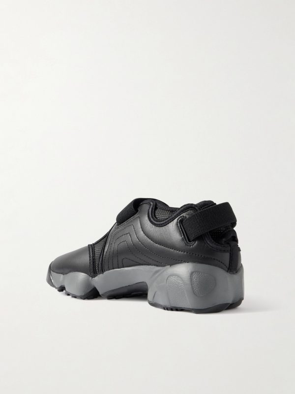 Air Rift Split-Toe Leather Sneakers - BK Air Rift Split-Toe Leather Sneakers - BK