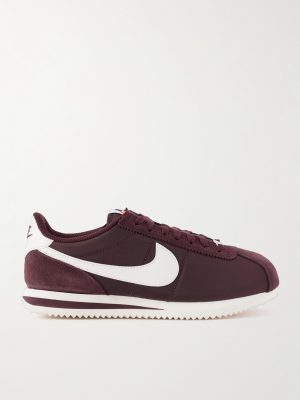 Cortez Suede and Leather-Trimmed Shell Sneakers