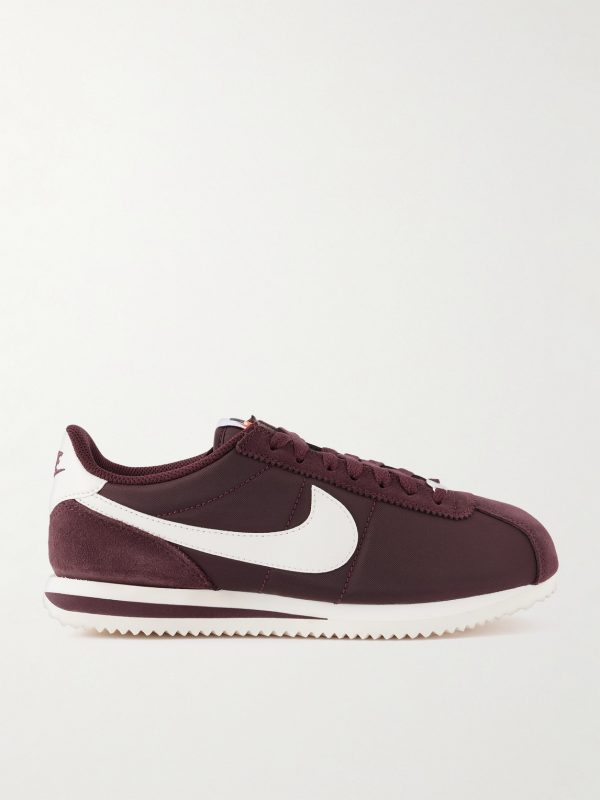 Cortez Suede and Leather-Trimmed Shell Sneakers Cortez Suede and Leather-Trimmed Shell Sneakers