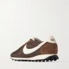 LD-1000 Leather and Suede-Trimmed Mesh Sneakers - BK LD-1000 Leather and Suede-Trimmed Mesh Sneakers - BK